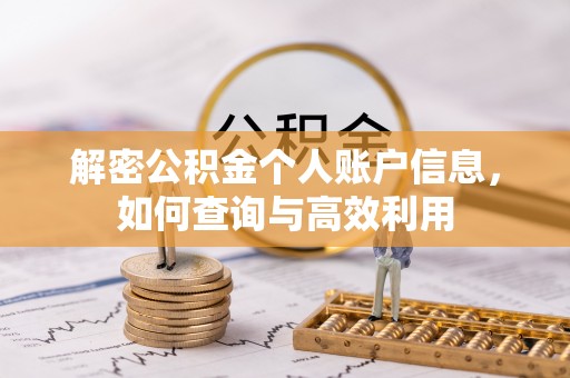 雨湖解密公积金个人账户信息，如何查询与高效利用