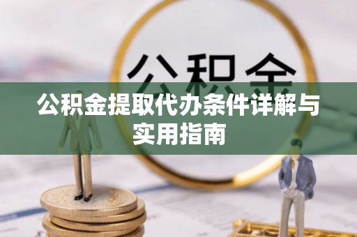 雨湖公积金提取代办条件详解与实用指南