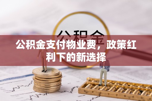 雨湖公积金支付物业费，政策红利下的新选择