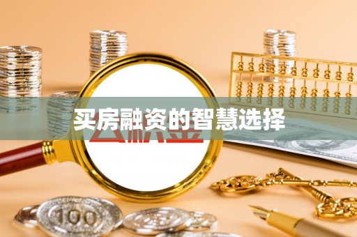 雨湖买房融资的智慧选择
